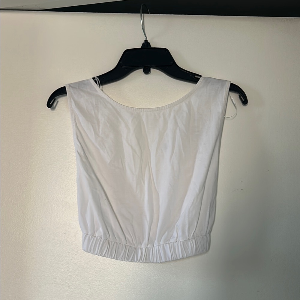 New Zara White Sleeveless Women's Top